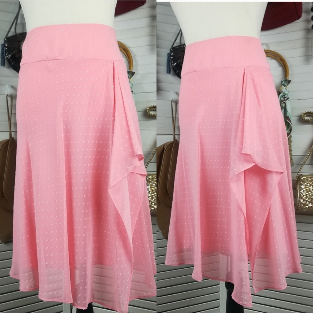 22w Asymmetrical Pink Skirt
